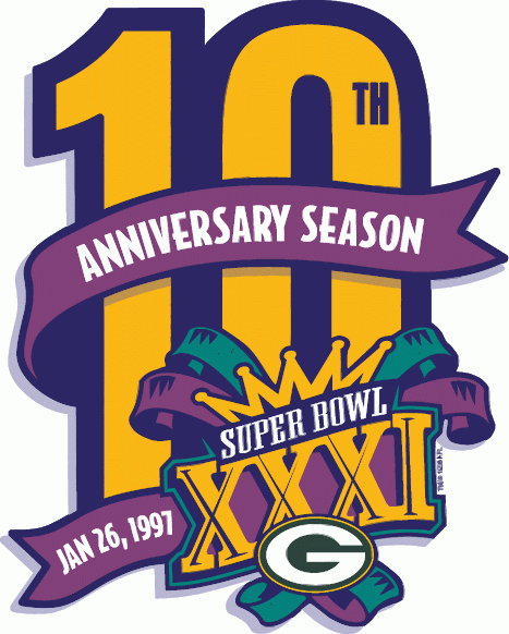 Green Bay Packers 2006 Anniversary Logo iron on paper